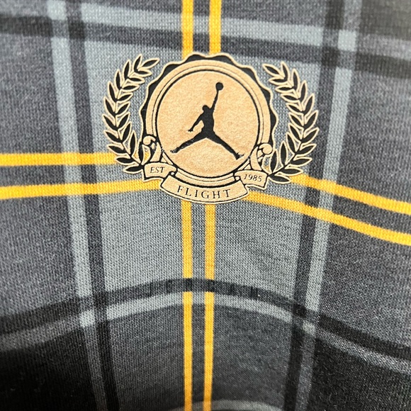 Men’s Jordan Plaid Pullover Hoodie - Picture 4 of 6